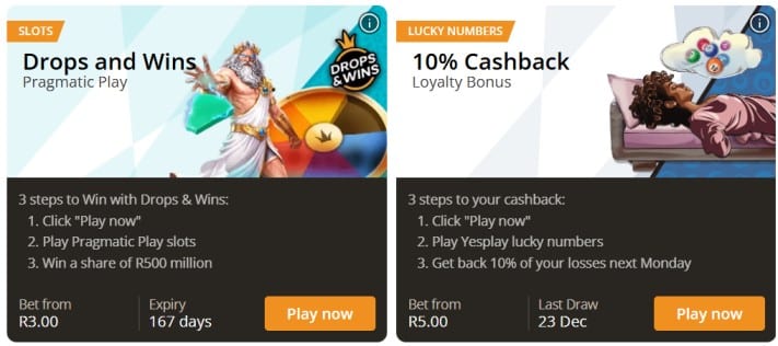 YesPlay Promotions