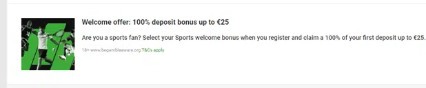 Unibet South Africa welcome offer