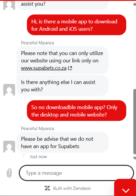 Supabets customer support 