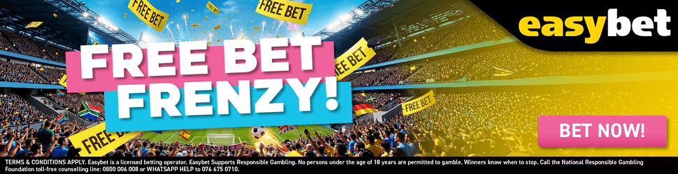 Up to R500 World Cup free bet