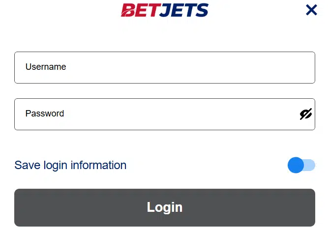 Betjets login