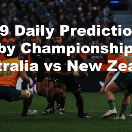 21/09 Daily Predictions Rugby Championship 2024 Australia vs New Zealand