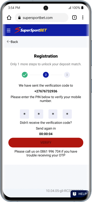 SuperSportBet Registration