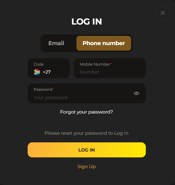 How to login with Jabulabets
