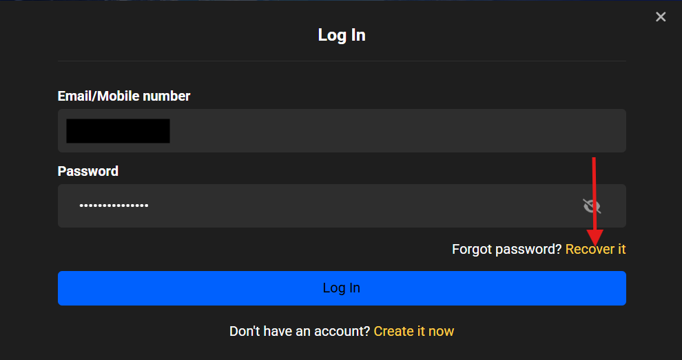 Login to your BetXchange account