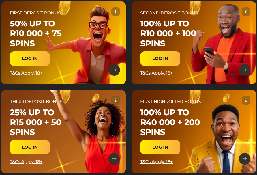 Jabulabets Casino Welcome Bonus