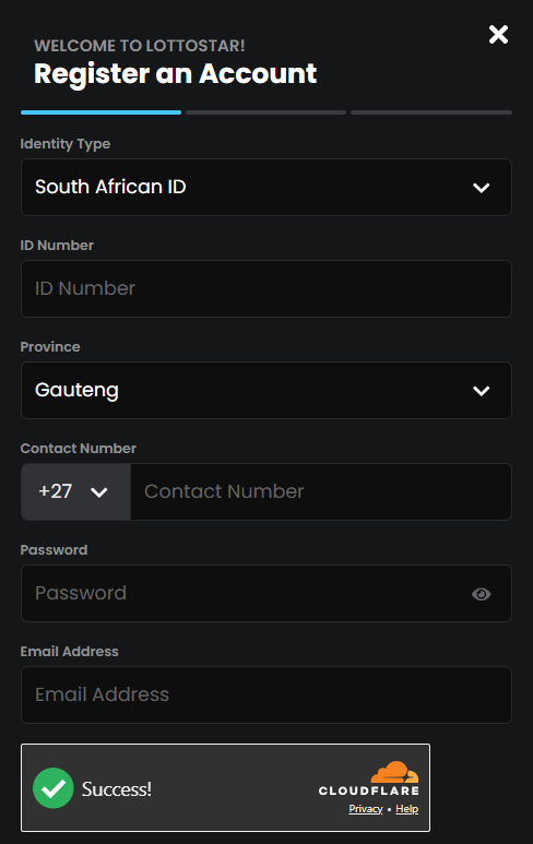 How to register with LottoStar