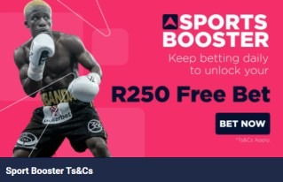 Enjoy weekly R250 free bets with Pokerbet’s Sports Booster