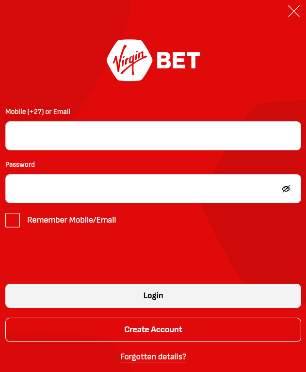 Virgin Bet log in